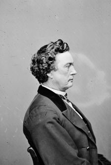 Richard Yates of Illinois, between 1855 and 1865. Creator: Unknown