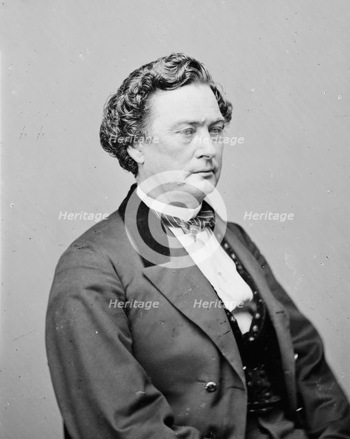 Richard Yates of Illinois, between 1855 and 1865. Creator: Unknown.