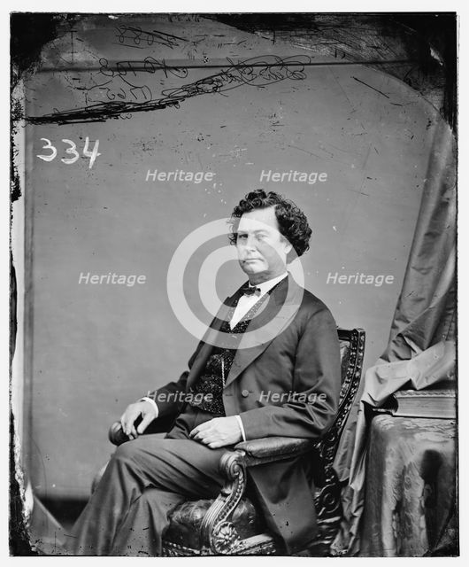 Richard Yates of Illinois, between 1860 and 1875. Creator: Unknown.