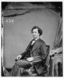 Richard Yates of Illinois, between 1860 and 1875. Creator: Unknown