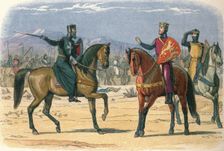 Richard and the Master of St. John 1191 (1864). Artist: James William Edmund Doyle