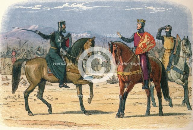 'Richard and the Master of St. John', 1191 (1864). Artist: James William Edmund Doyle.