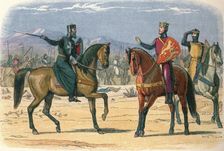 Richard and the Master of St. John 1191 (1864). Artist: James William Edmund Doyle