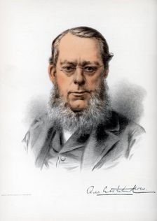 Richard Assheton Cross, 1st Viscount Cross, British statesman, c1890. Creator: Cassell, Petter & Galpin