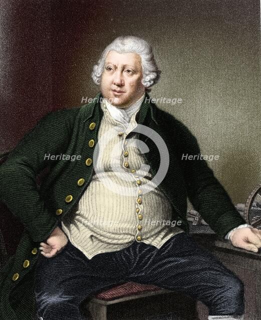 Richard Arkwright (1732-1792), British industrialist and inventor. Artist: Unknown.