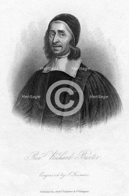 Richard Baxter (1615-1691), English Puritan, church leader and theologian, 19th century.Artist: Samuel Freeman