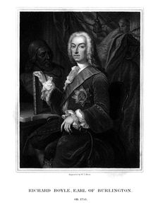 Richard Boyle, 3rd Earl of Burlington, English patron of the arts, (1831).Artist: WT Mote