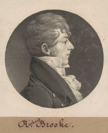 Richard Brooke, 1808. Creator: Charles Balthazar Julien Févret de Saint-Mémin