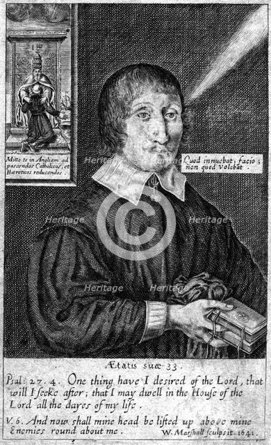 Richard Carpenter (c1604-c1670), priest and apostate, 1641.Artist: William Marshall