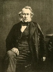 Richard Cobden, British manufacturer and politician, c1863 (c1890). Creator: Unknown