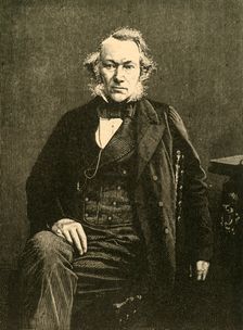 Richard Cobden, British manufacturer and politician, c1863 (c1890). Creator: Unknown