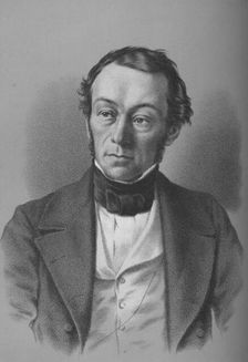 Richard Cobden, British manufacturer, politician, and free trade campaigner, c1850 (1936)