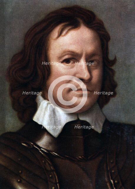 Richard Deane, English general at sea, c1653, (19th century). Creator: Unknown.