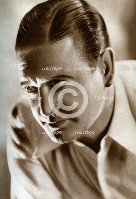 Richard Dix, American actor, 1933. Artist: Unknown