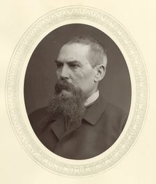 Richard Francis Burton, English explorer and orientalist, 1880. Artist: Lock & Whitfield