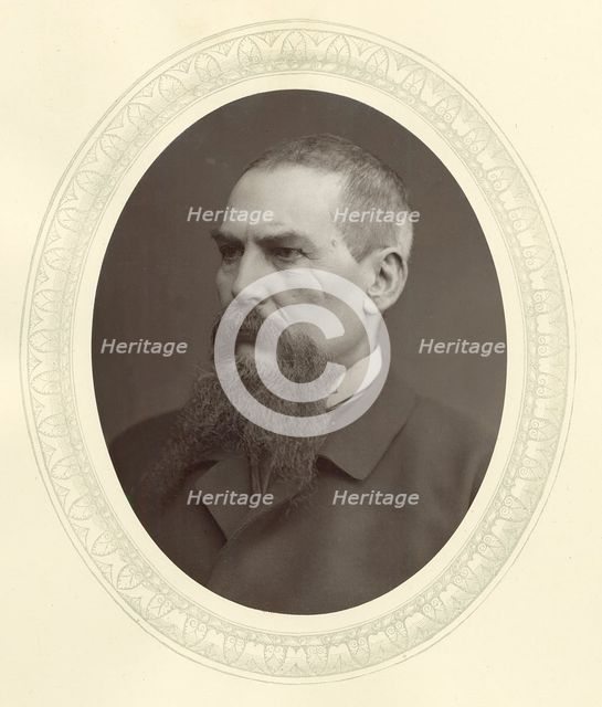 Richard Francis Burton, English explorer and orientalist, 1880. Artist: Lock & Whitfield