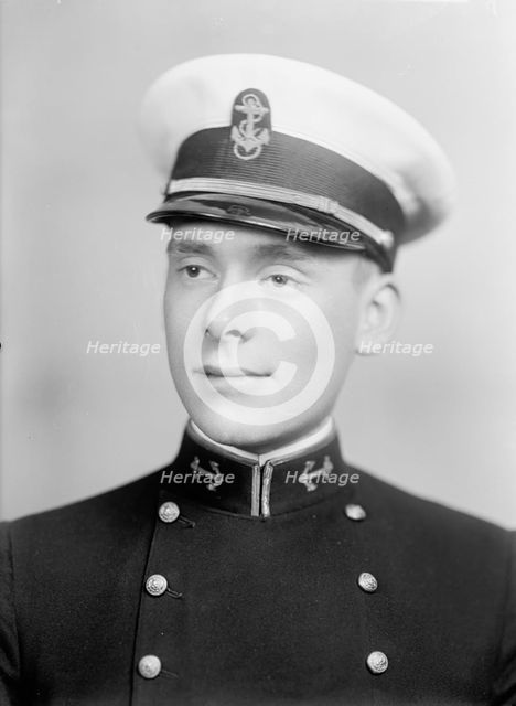 Richard G. Colbert, Midshipman - Portrait, 1933. Creator: Harris & Ewing.