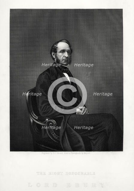 Richard Grosvenor, 2nd Marquess of Westminster, English aristocrat, c1880.Artist: DJ Pound