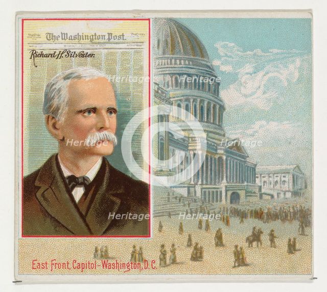 Richard H. Silvester, The Washington Post, from the American Editors series (N35) for Alle..., 1887. Creator: Allen & Ginter.