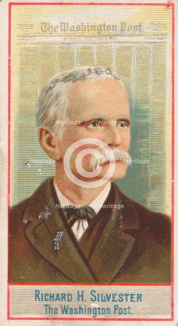 Richard H. Silvester, The Washington Post, from the American Editors series (N1) for Allen..., 1887. Creator: Allen & Ginter.