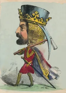Richard I 1856. Artist: Alfred Crowquill