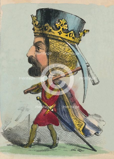 'Richard I', 1856. Artist: Alfred Crowquill.