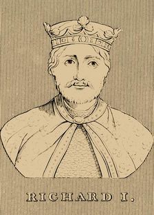 Richard I (1157-1199), 1830. Creator: Unknown