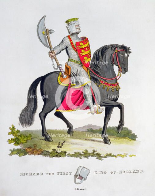 Richard I, King of England, 1194 (1824). Artist: Unknown