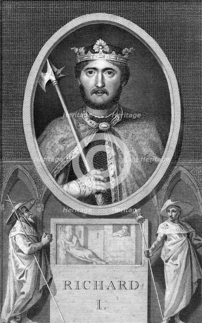 Richard I King of England, (1788).Artist: Thornthwaite Fitzgerald