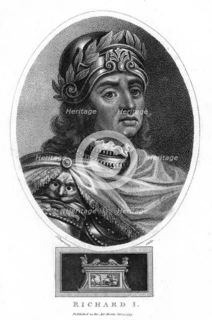 Richard I King of England, (1799).Artist: J Chapman