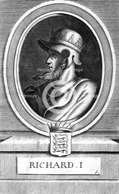 Richard I King of England, (19th century). Artist: Unknown