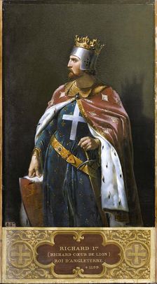 Richard I the Lionheart, 1841. Creator: Blondel, Merry-Joseph (1781-1853)