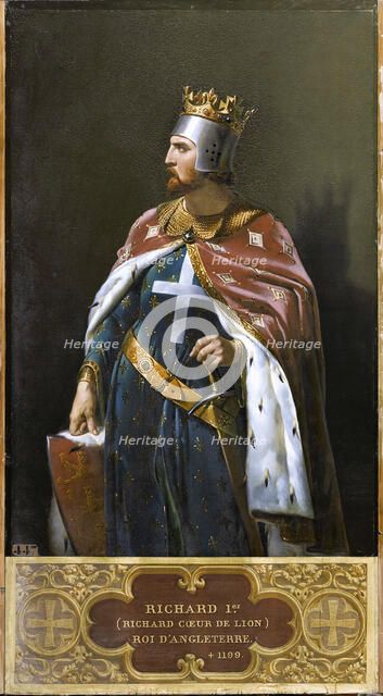 Richard I the Lionheart, 1841. Creator: Blondel, Merry-Joseph (1781-1853).