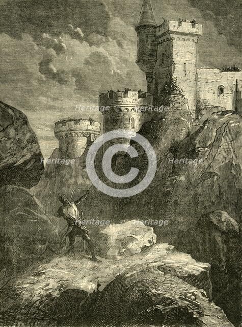 'Richard I. Wounded at the Siege of the Castle of Chaluz', (1199), 1890. Creator: Unknown.