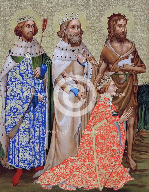 Richard II (1367-1400), King of England 1377-1399. Artist: Unknown