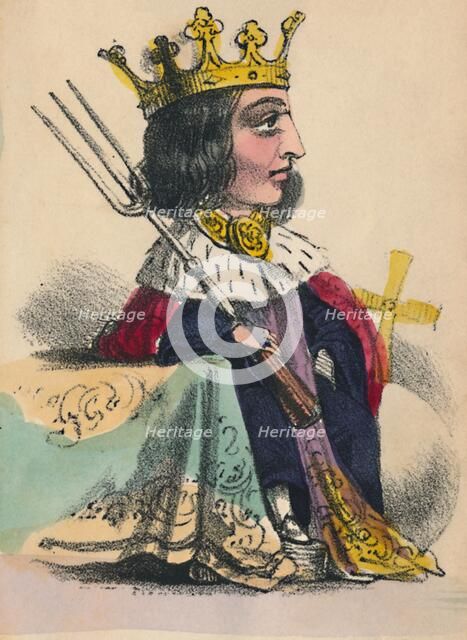 'Richard II', 1856. Artist: Alfred Crowquill.