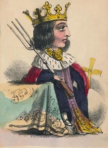 Richard II 1856. Artist: Alfred Crowquill