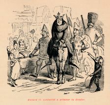 Richard II. conducted a prisoner to Chester c1860, (c1860). Artist: John Leech
