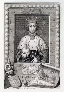 Richard II, King of England, (18th century). Creator: George Vertue