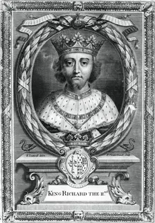Richard II, King of England.Artist: P Vanderbanck