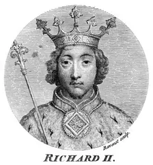 Richard II, King of England.Artist: Ravenet
