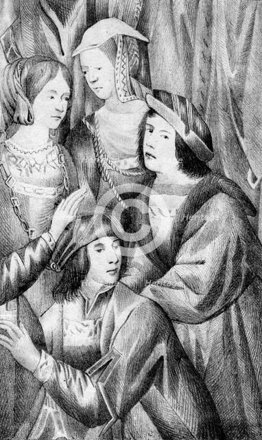 Richard III and Edward IV. Artist: Unknown