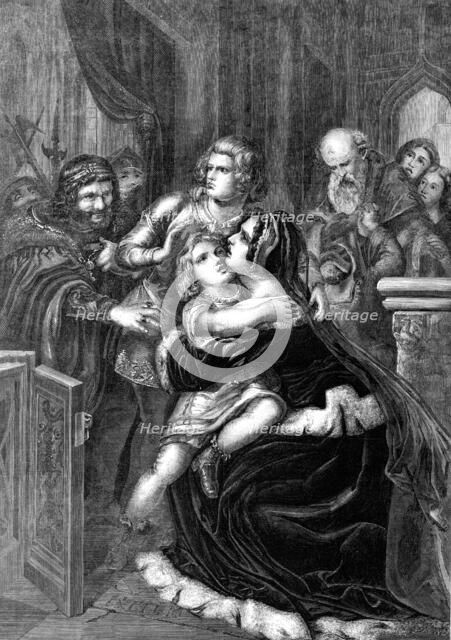 "Richard III and the Children of Edward IV." - from a painting by Richard Stilke, 1860. Creator: Unknown.