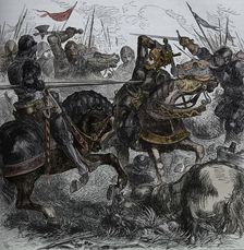 Richard III at Bosworth 22 August 1485, (c1880)