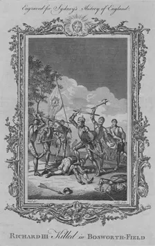 Richard III Killed in Bosworth-Field 1773. Creator: William Walker