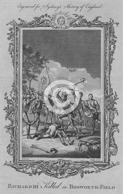 'Richard III Killed in Bosworth-Field', 1773.  Creator: William Walker.