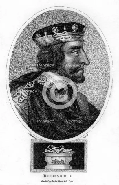 Richard III of England, (1799).Artist: J Chapman