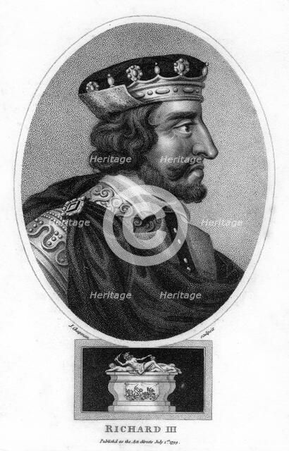 Richard III of England, (1799).Artist: J Chapman