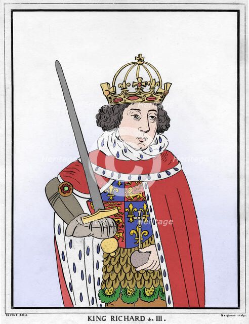 Richard III of England, (18th century). Artist: Reynolds Grignion.