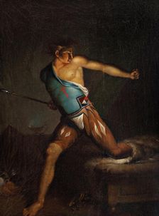 Richard III terrified by nightmarish visions. Shakespeare, Act 5, Scene 9, n.d., c1770-1800. Creator: Nicolai Abraham Abildgaard